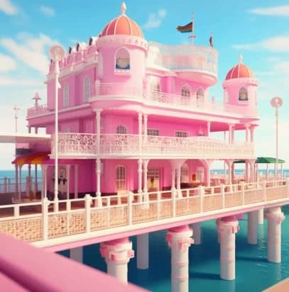 Pontos turísticos do mundo ganham versão da Barbie com inteligência artificial