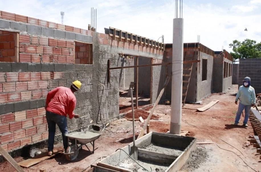 Construção da UBSF Jardim das Hortências atinge 20% de conclusão