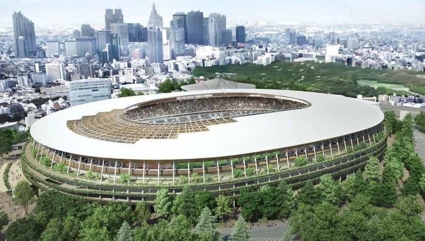 Estádio Nacional de Tóquio está pronto, informa órgão proprietário