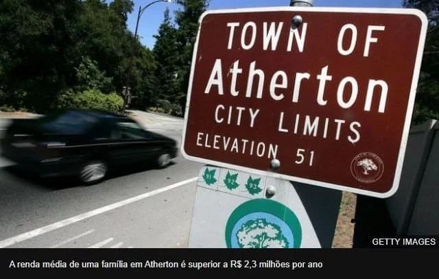 Atherton, a cidade mais rica dos EUA, onde a casa mais barata vale R$ 11 milhões