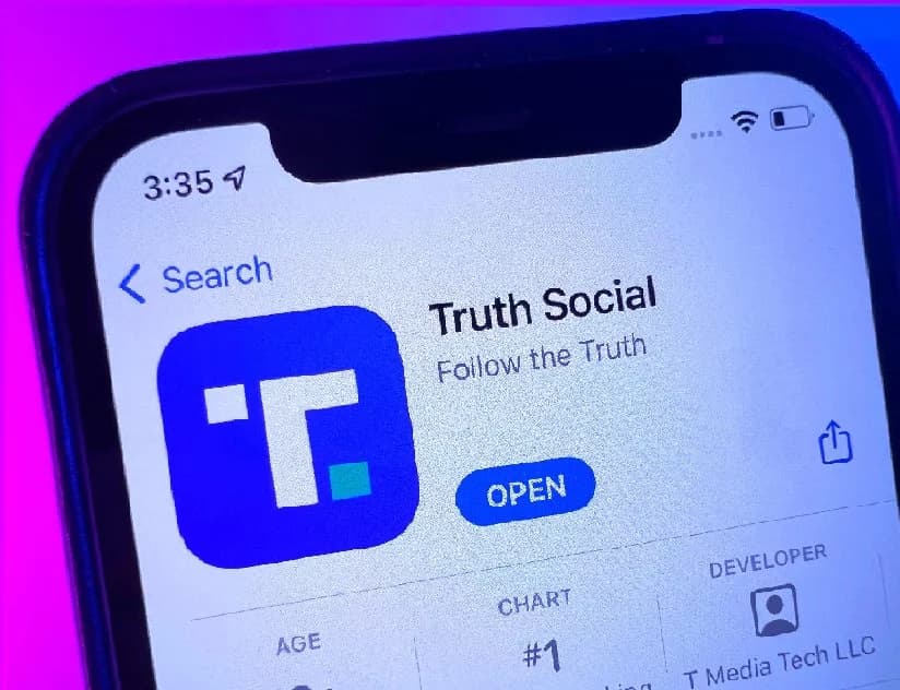 Truth rede social de Donald Trump ganha versão para web