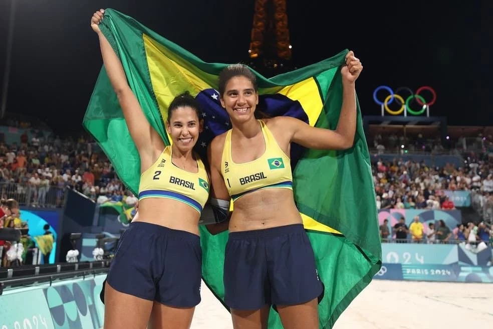 Ana Patricia e Duda foram responsáveis pelo terceiro ouro do Brasil nas Olimpíadas de Paris